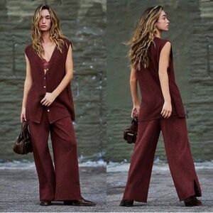 NWT Free People Free-Est - Stockton Sweater Set